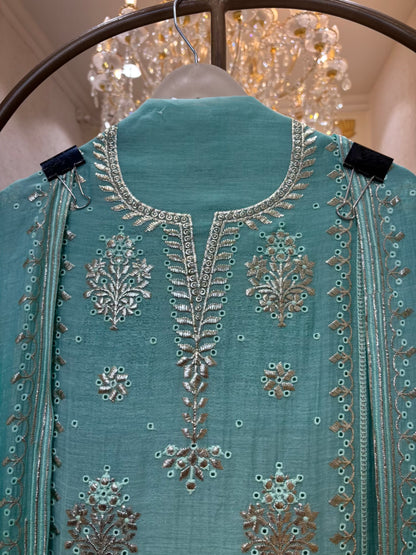 Taara Pita Chanderi Suit