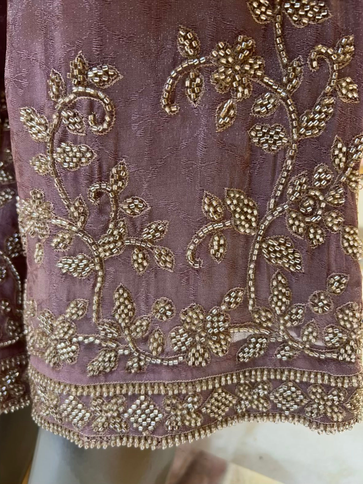 Ruhmehar Pakistani Silk Élan Set (Pink)