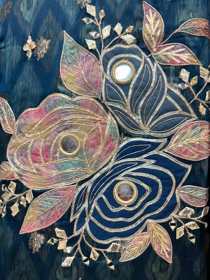 Zarnooré-Modal Suit (Peacock Blue)