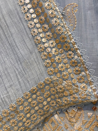 Aavya Leathercraft Chanderi Suit