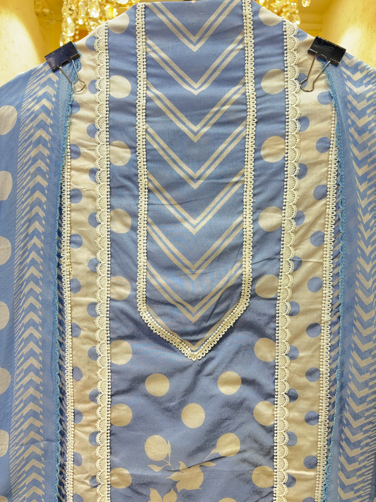 Roselle Lace Cotton Suit