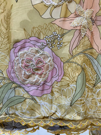 Eshira Print Noor Suit (Light Yellow)