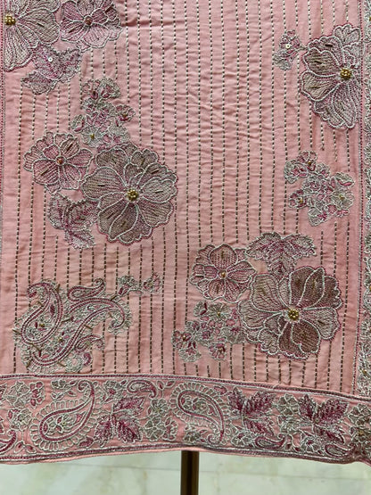 Afiya Cotton Noor Suit (Pink)