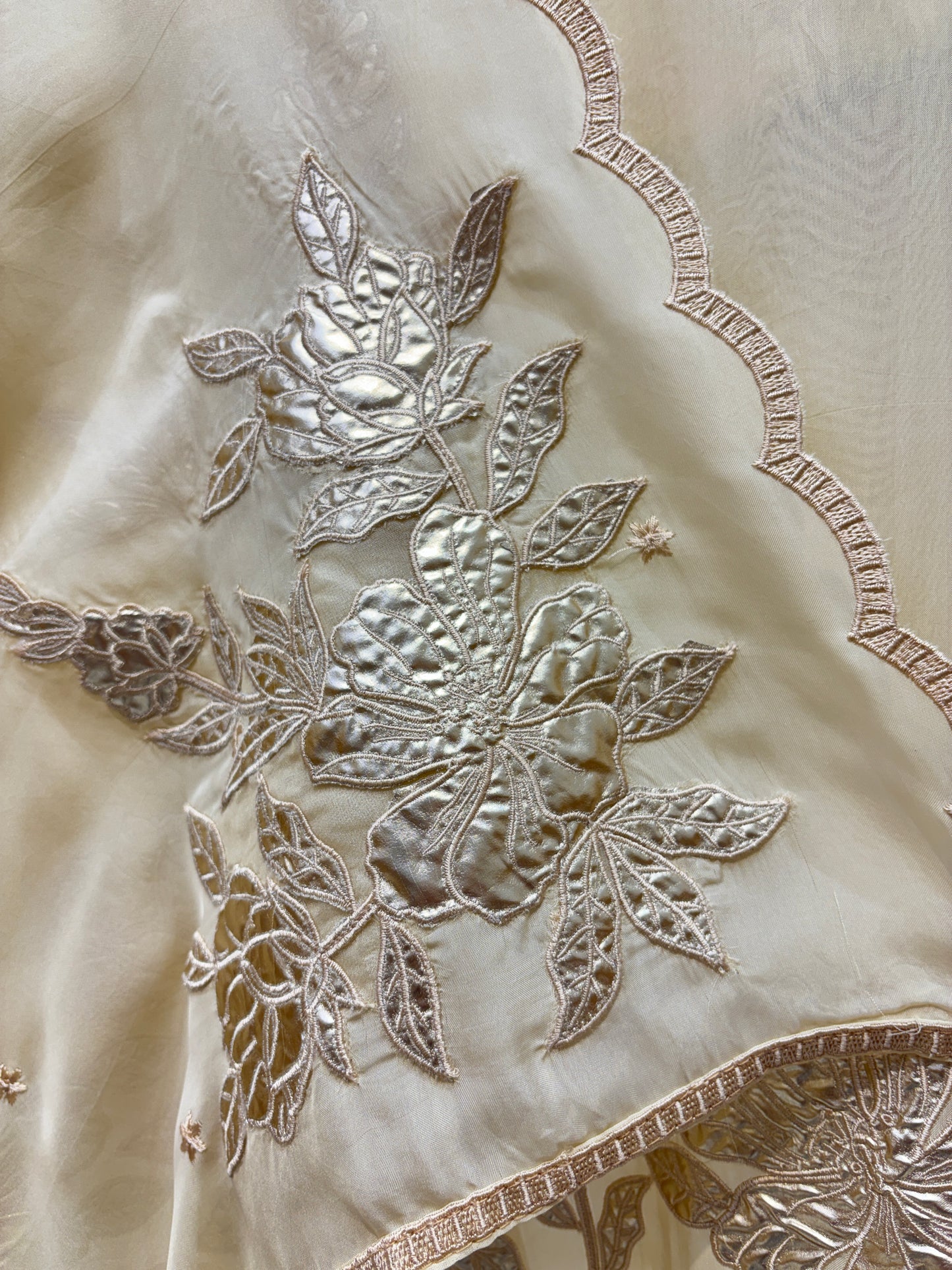 Ruhvani Leathercraft Organza Suit