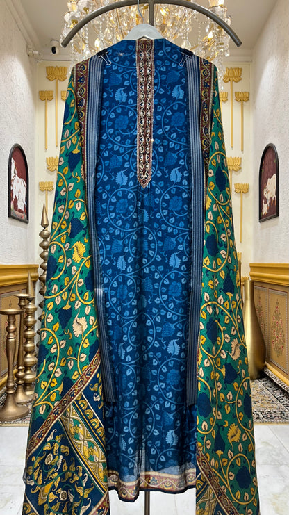 Kashni Ajrakh Suit