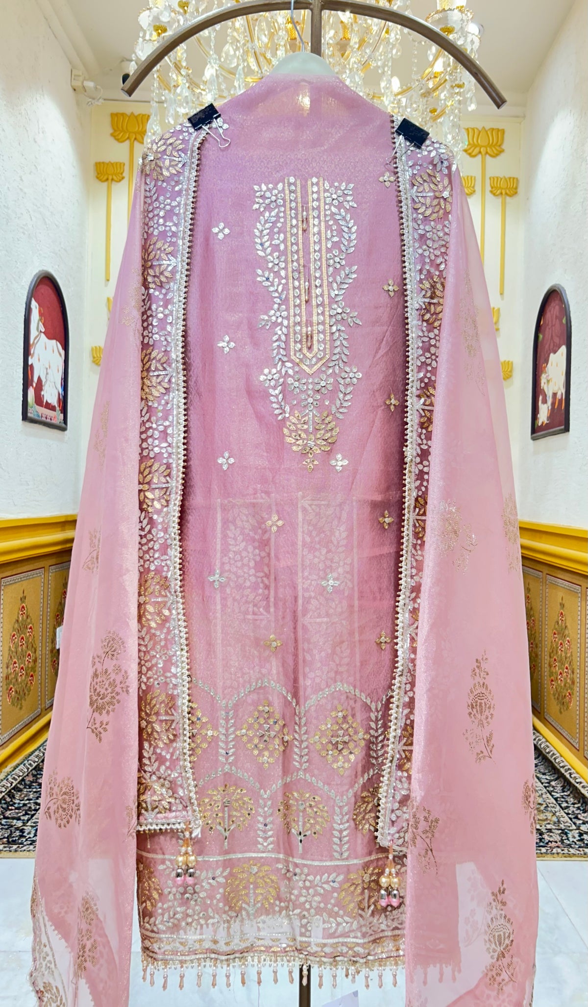 Zarmeiraa Tissue Organza Suit