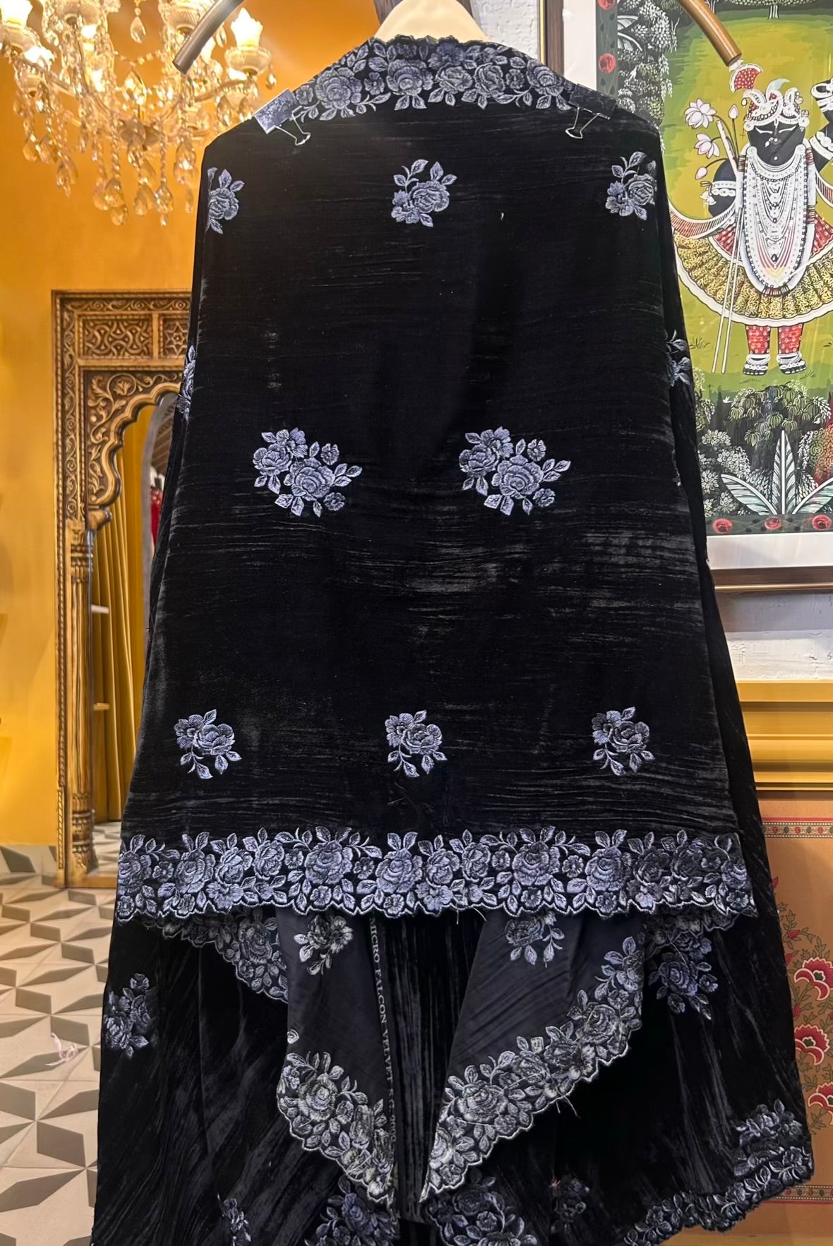 Afsar-E-Velvet Suit (Black)