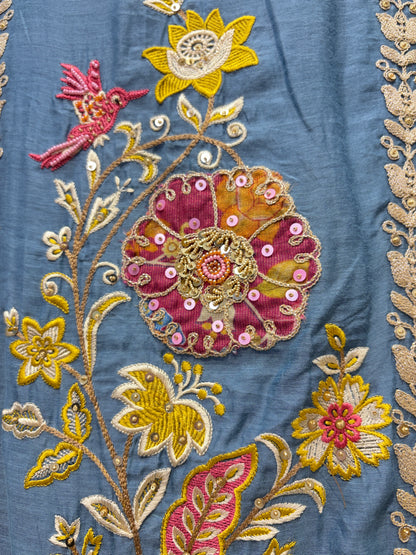 Vedaara Mul Chanderi Suit