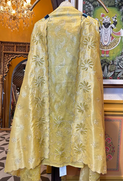 Sarvini AariChand Suit (Yellow)