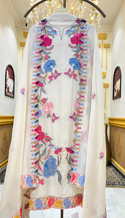 Mrinalesha Mul Chanderi Suit