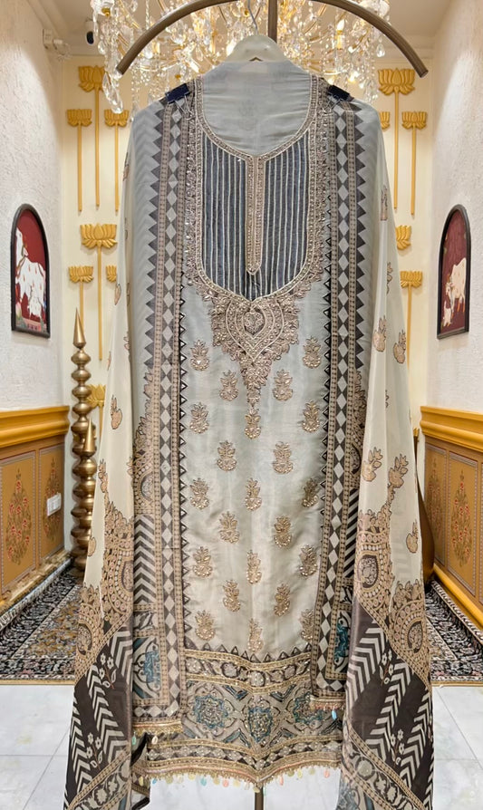 Zehryn Coin Lace Shimmer Suit