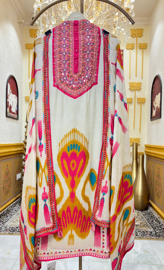 Zareefa Artisan Muslin Suit