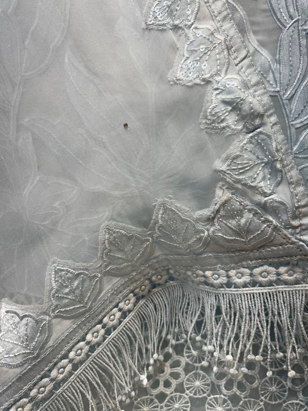 Elara Lace Organza Suit