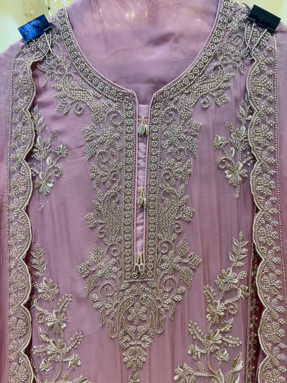 Amaya Handwork Organza Suit