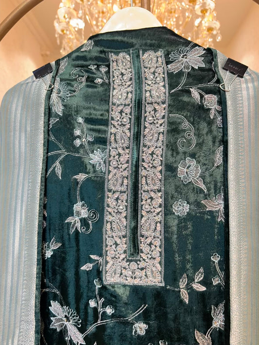 Zayrisa Velvet Élan Suit (Green)