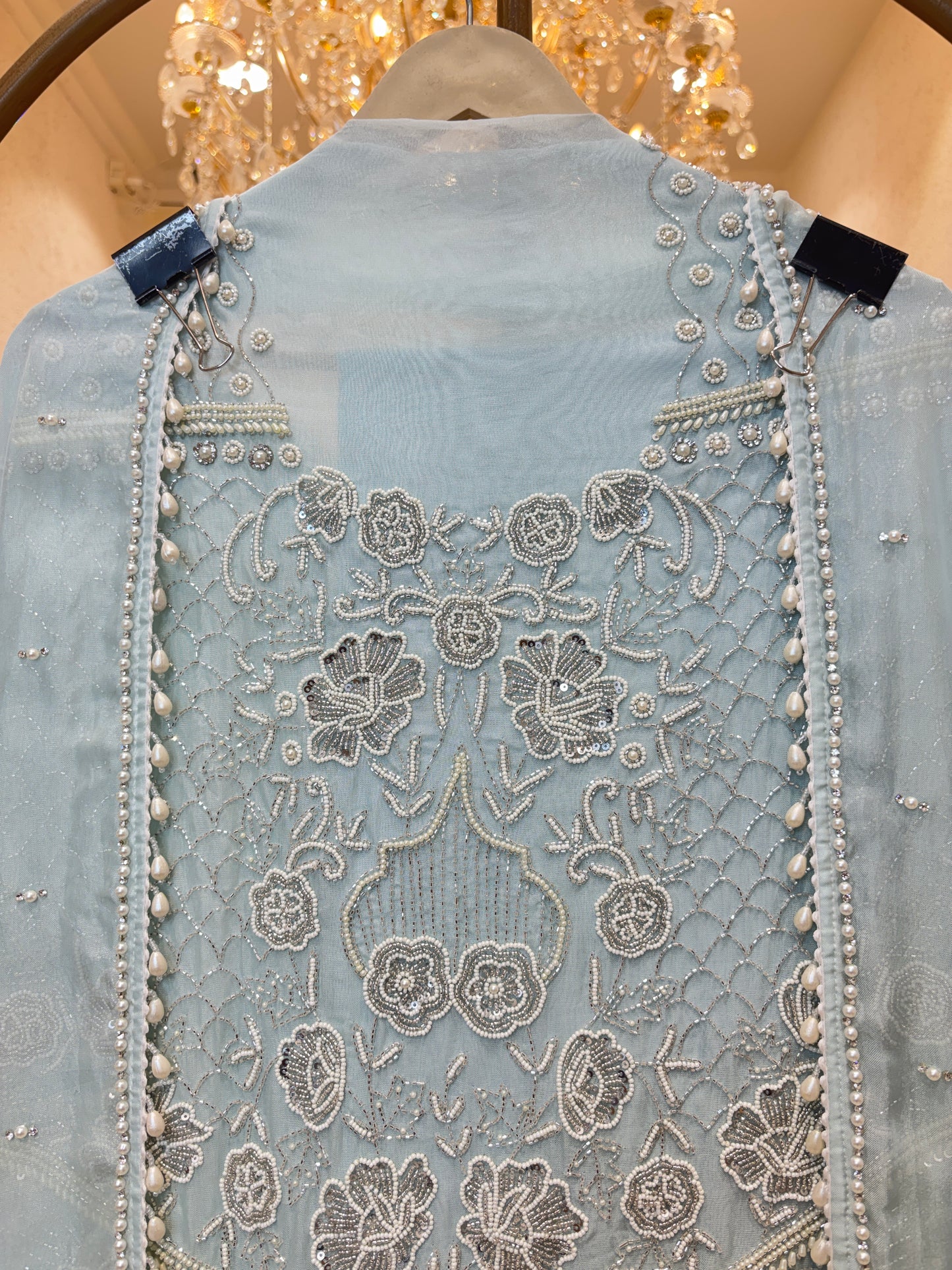 Aurelia Handcrafted Organza Suit