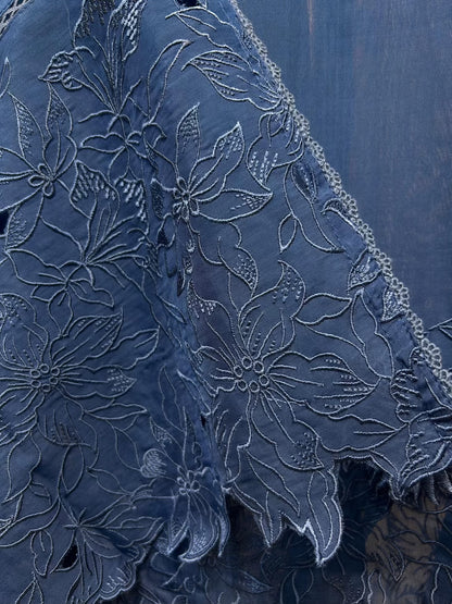 Zarleen Threadwork Suit (Blue)