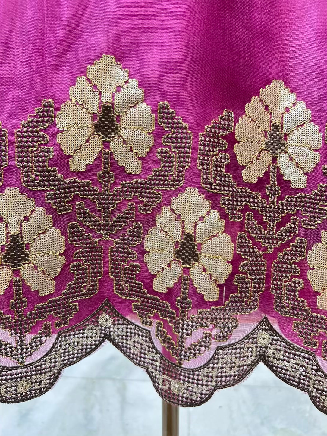 Zehriya Sequin Veil Suit (Purple)