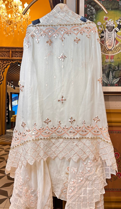 Nayra Mirror & Gotapatti Organza Suit