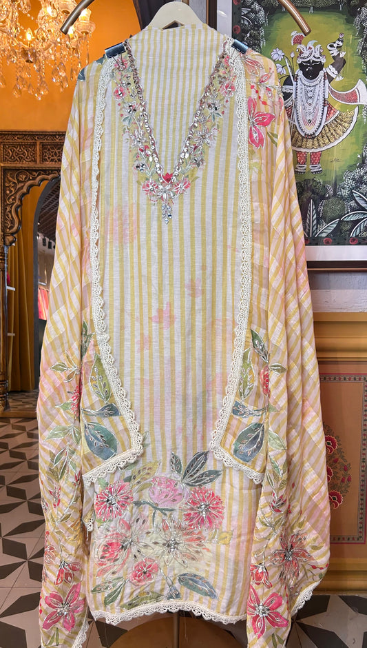 Ruhani Mul Chanderi Suit