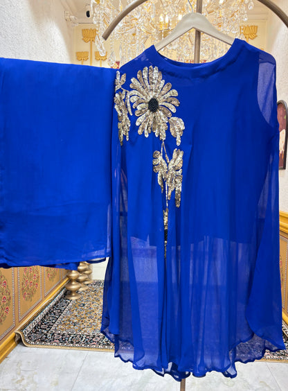 Veloura Sequin Georgette Co-ord