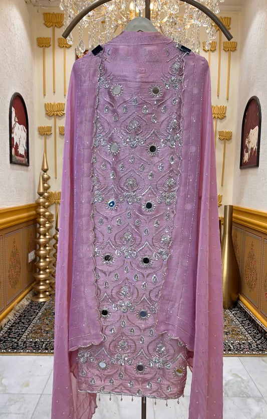 Zarooqía Glimmer Suit (Pink)