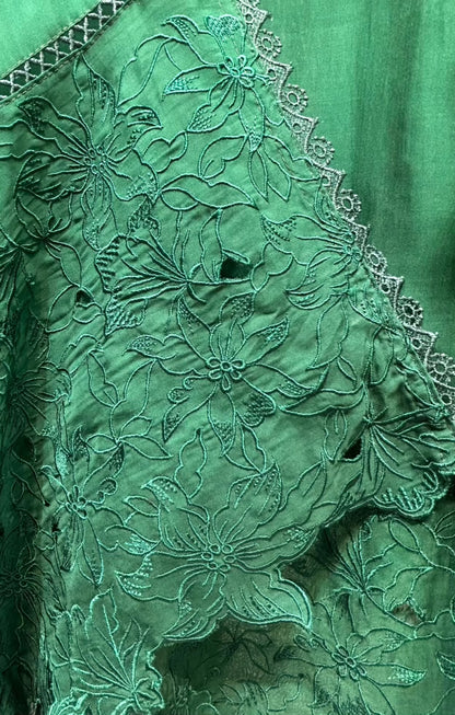 Zarleen Threadwork Suit (Green)