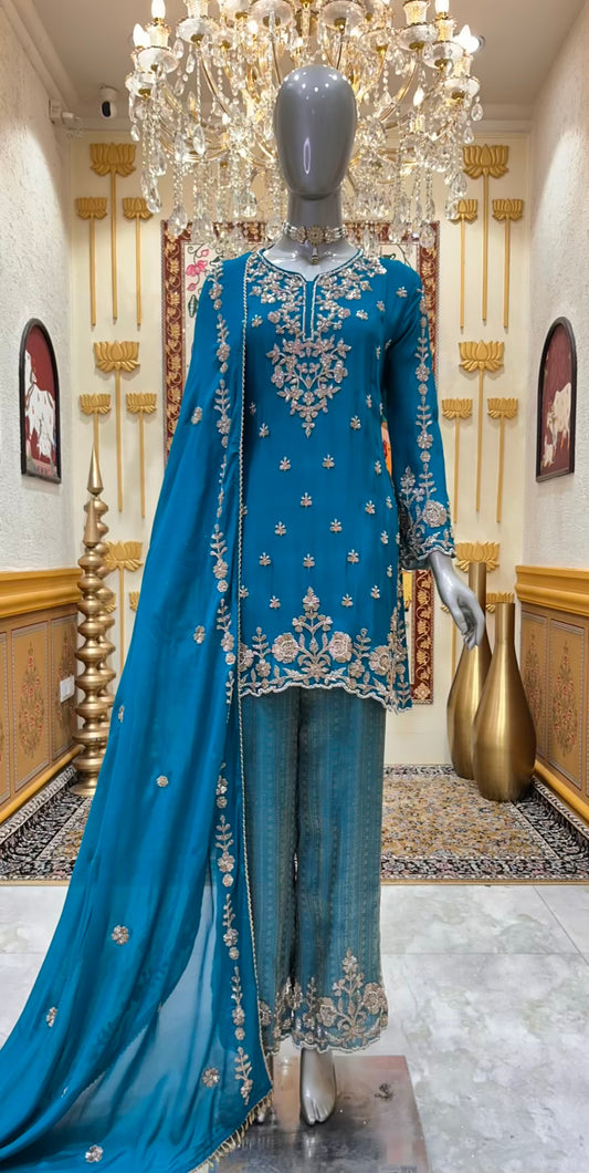 Zehraani Chinon Élan Set (Blue)