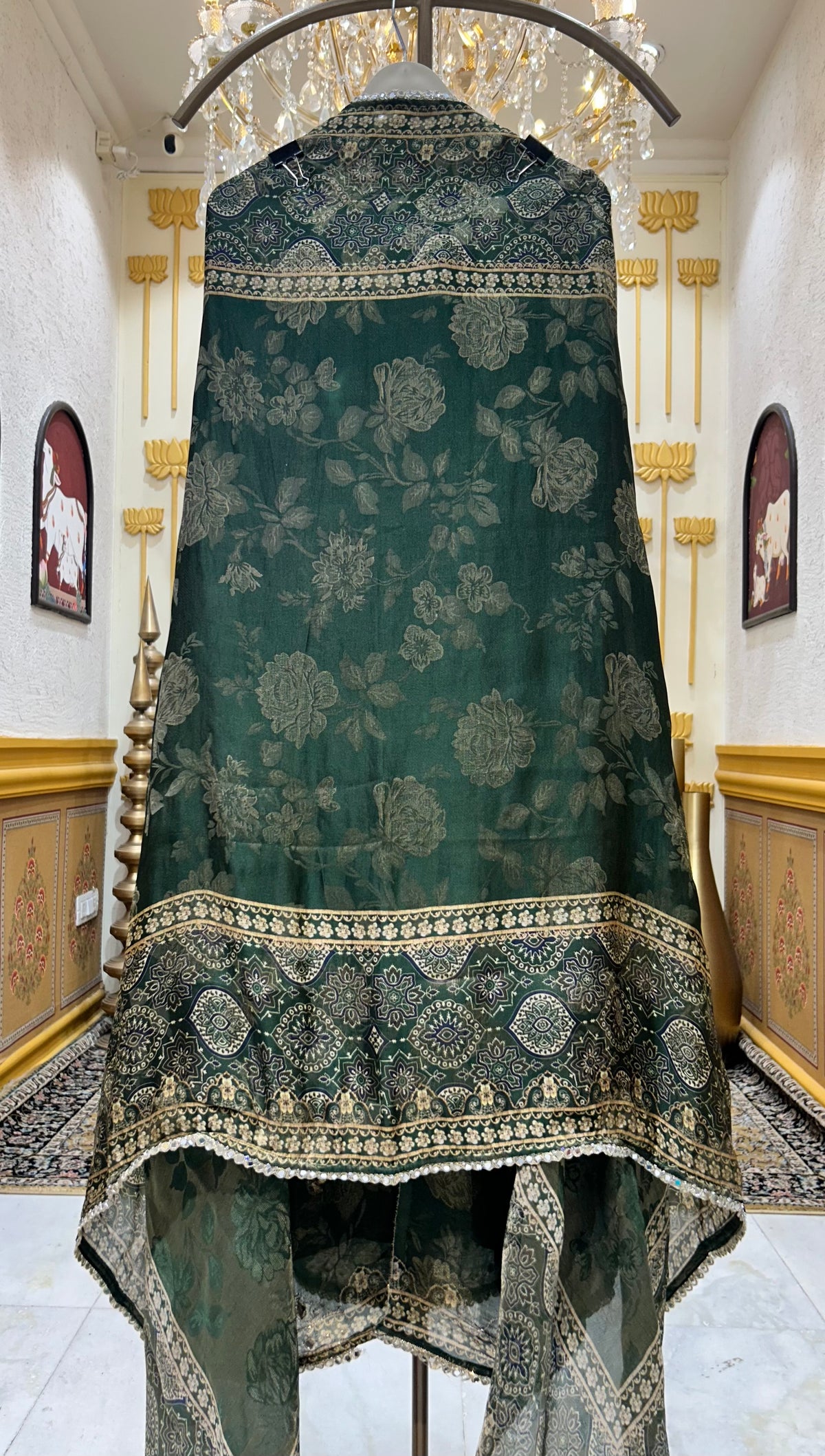 Elmehira Silk Organza Suit