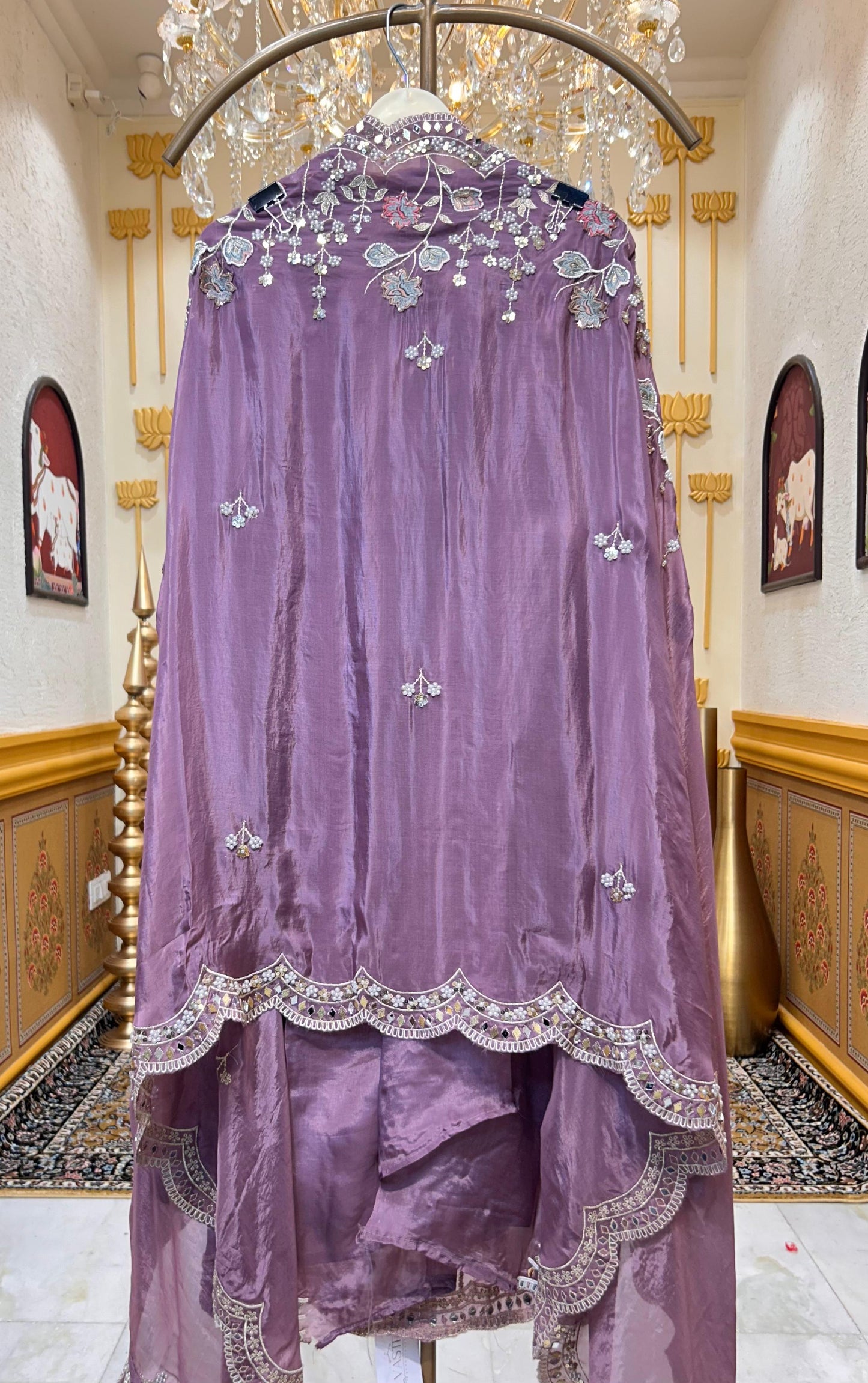 Ameera Naqsh Suit (Lavender)