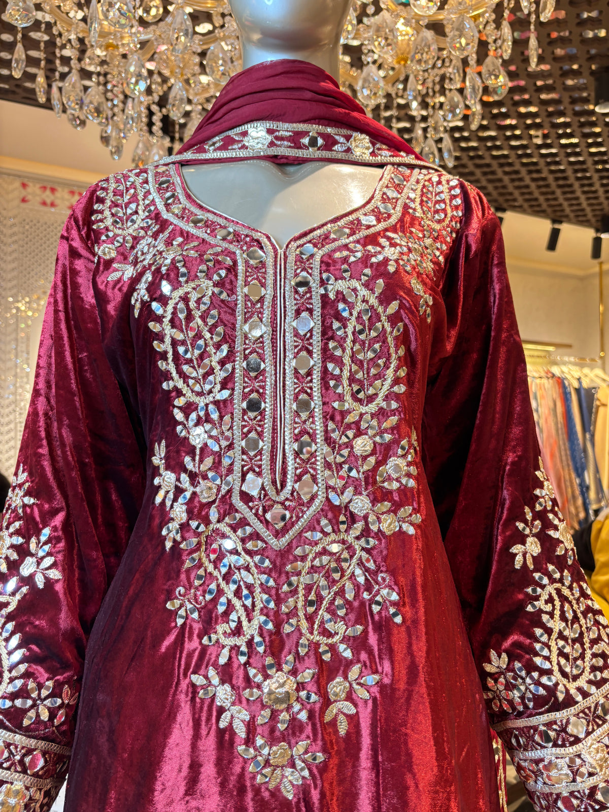 Samaara Velvet Farshi Suit