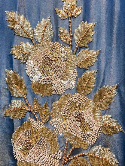 Afsara Kinari Luxe Suit (Blue)