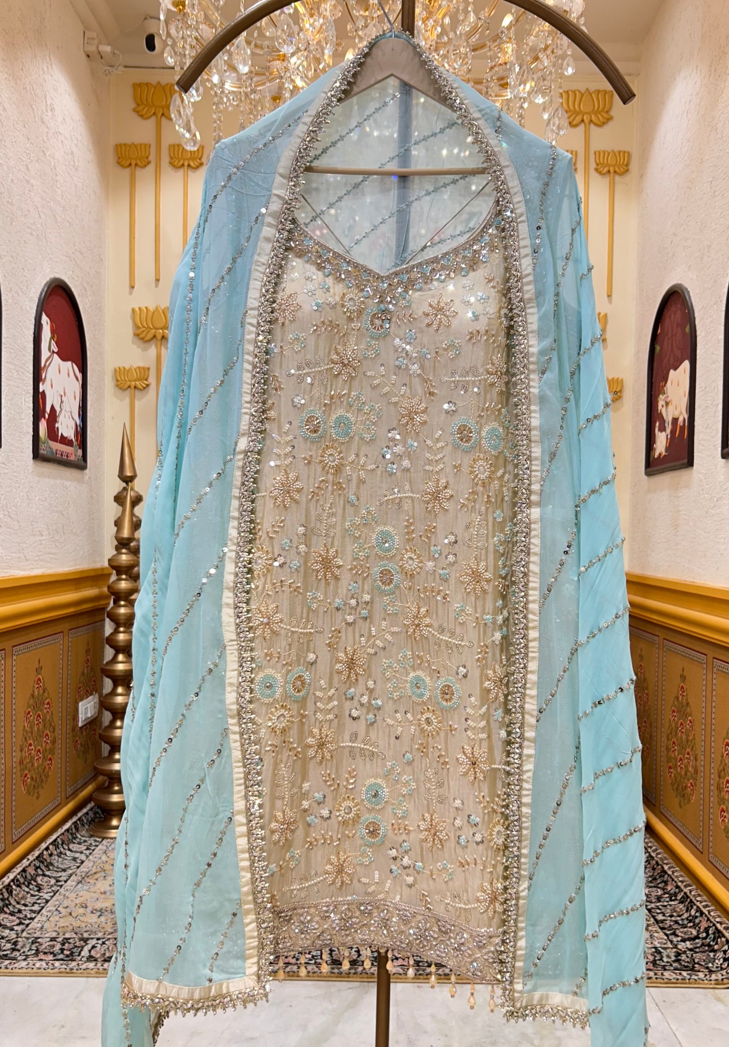 Inaya Organza Sharara Set