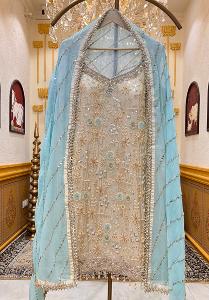 Inaya Organza Sharara Set