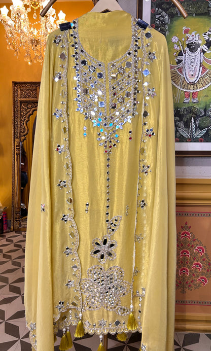 Aaina-e-Dori (Yellow)