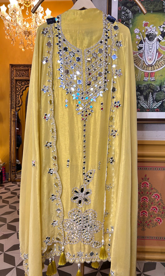Aaina-e-Dori (Yellow)