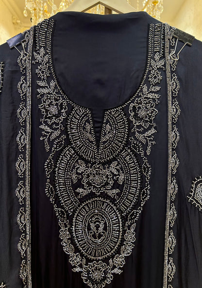 Meherafshan Crepe Suit
