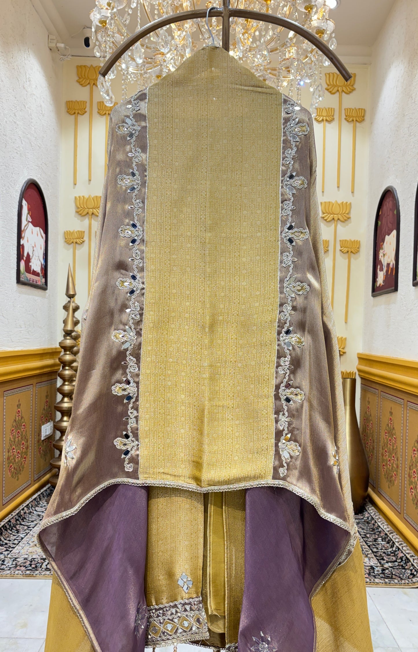 Zar Afreen Brocade Suit