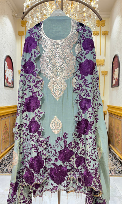 Zarina Royale Silk Suit