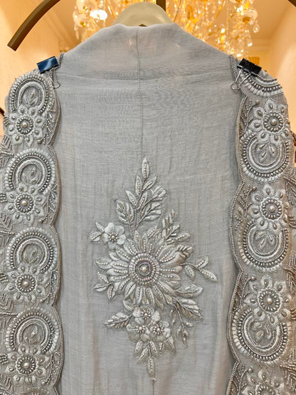 Ruhaya Moti Mul Suit (Grey)
