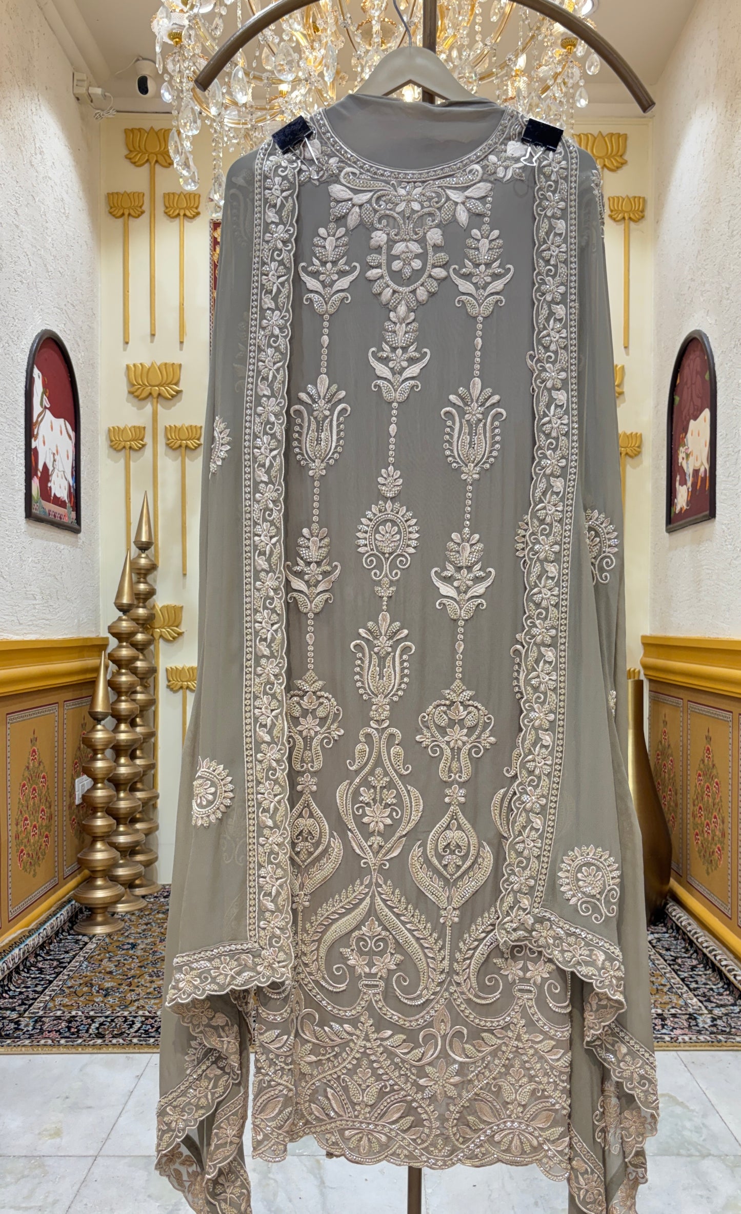 Noormahal Cutdana Georgette Suit