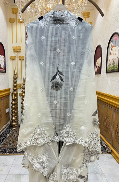 Ira Thread Chanderi Suit