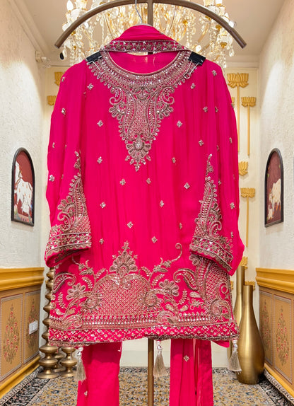 Meher Afreen Sharara Set