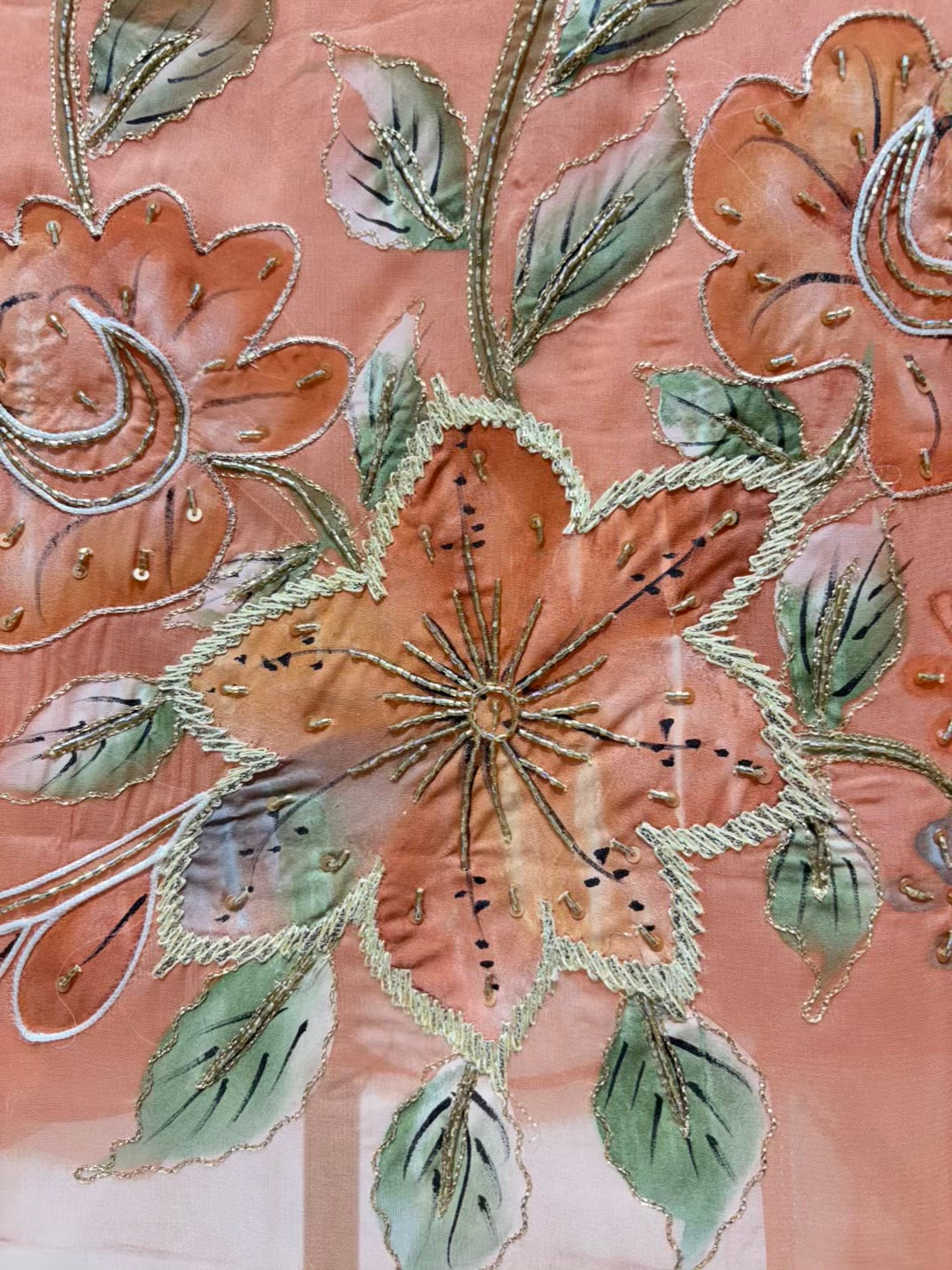 Vrinda Handpaint Organza Suit