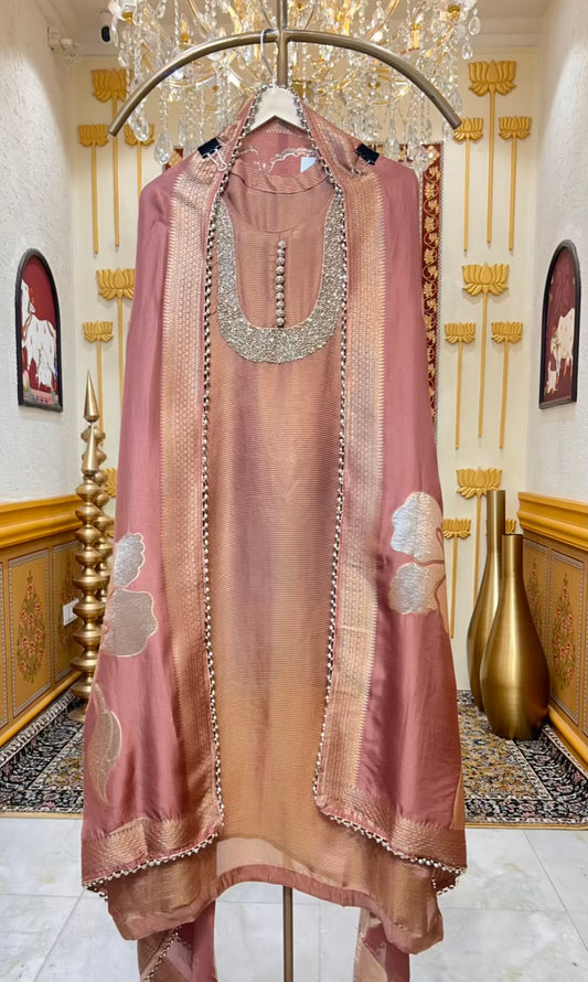 Meharin Cutdana Élan Suit (Beige)