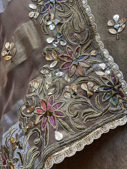 Arezya Aaina Élan Suit (Dark Green)