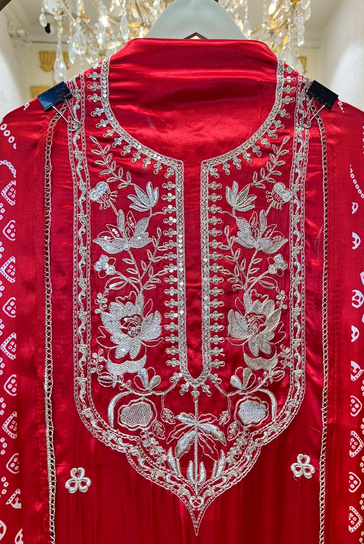 Muraqqa Gaji Silk Suit