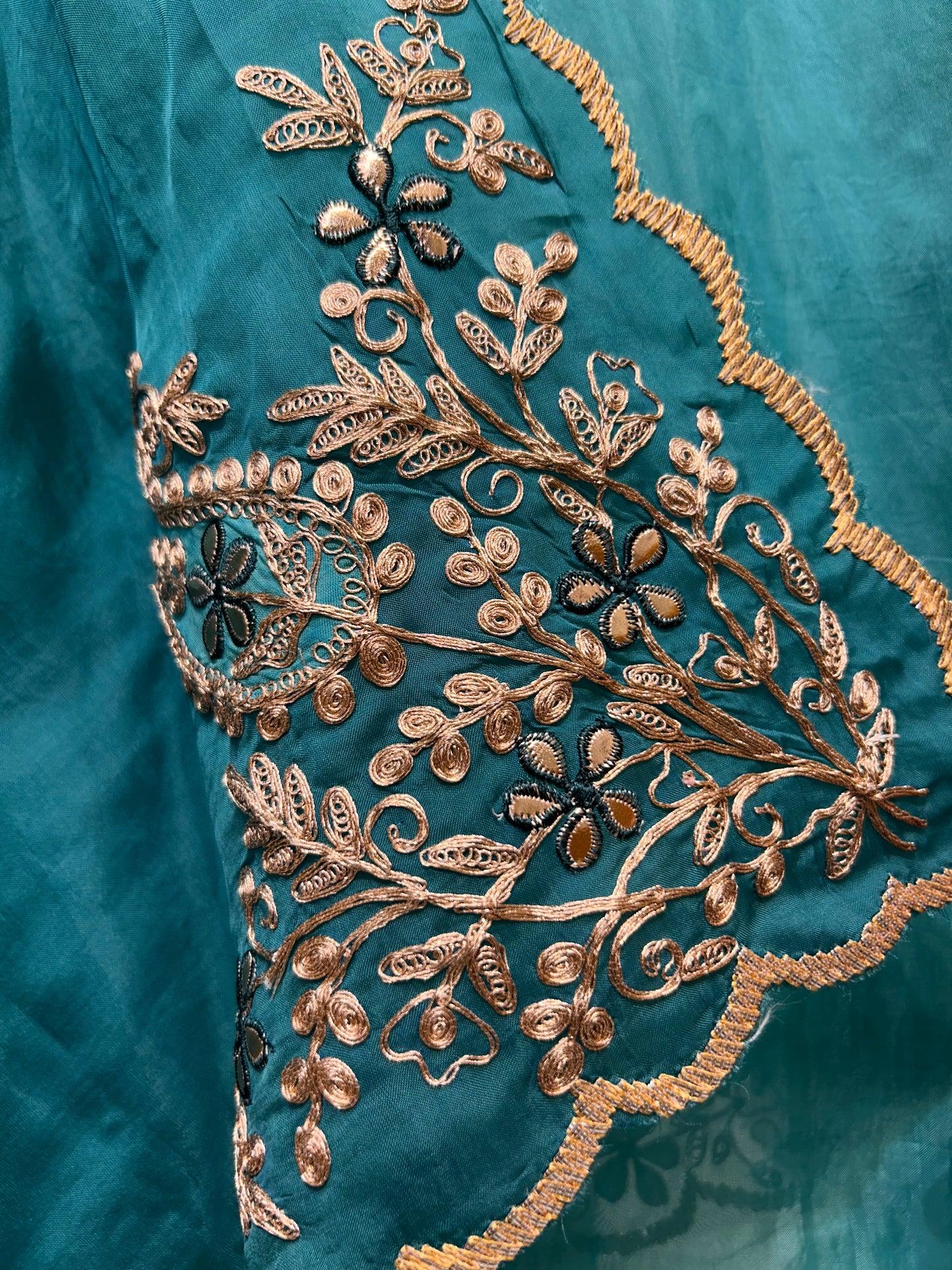 Arezya Dori Leather Élan Suit (Turquoise)