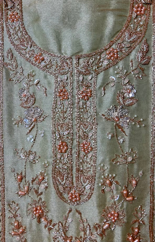 Arzeena Organza Suit (Green)