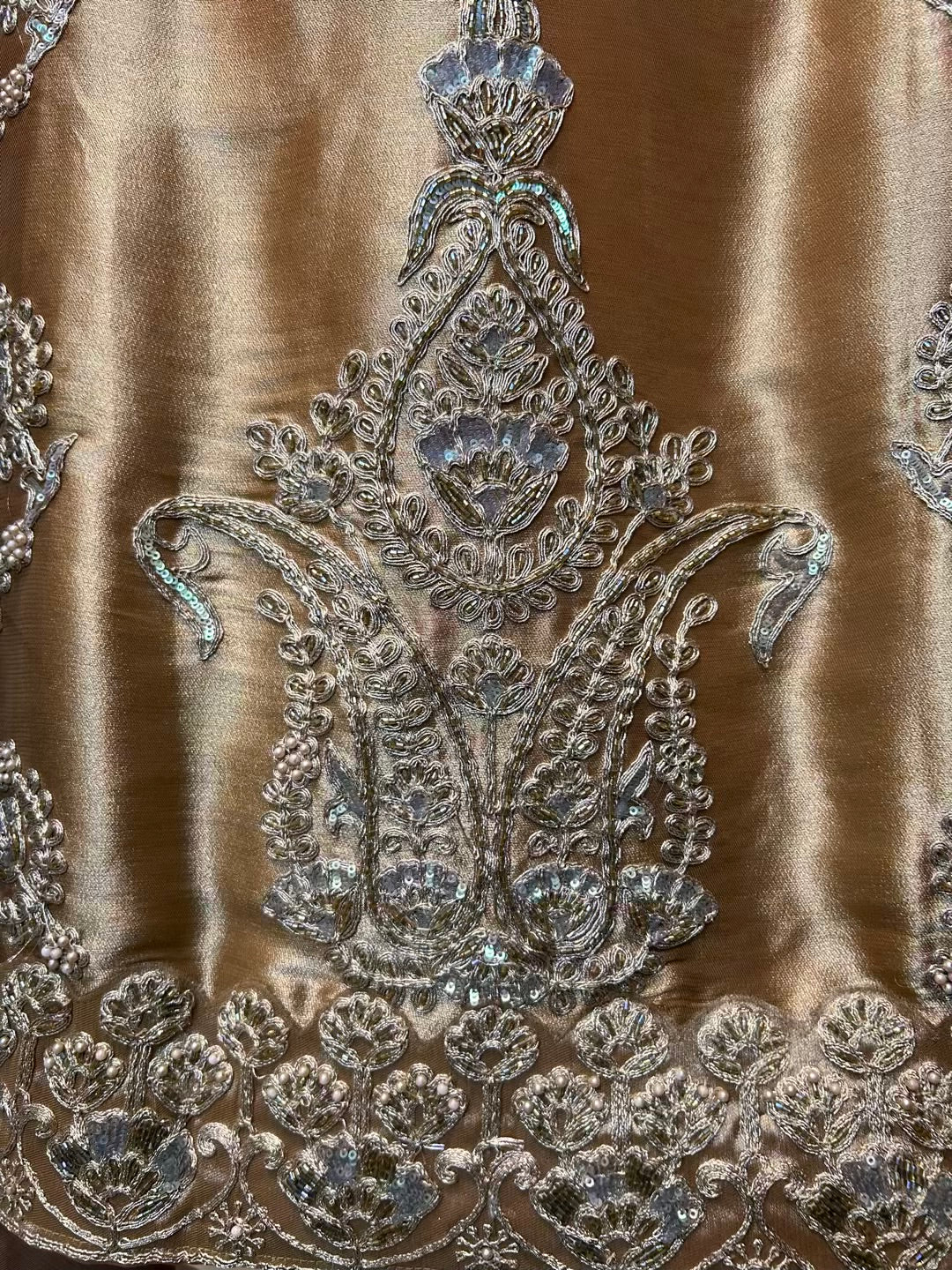 Sarvinoor Organza Suit (Mustard)